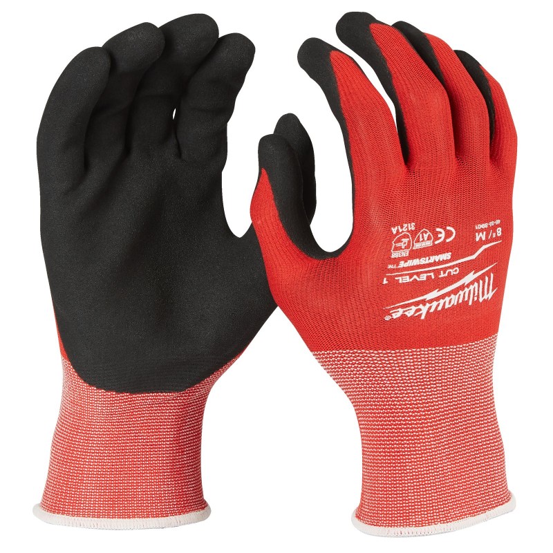 Перчатки защитные Cut level (Кат Левел) 1/A Bulk Cut A Gloves - 7/S - 144шт.