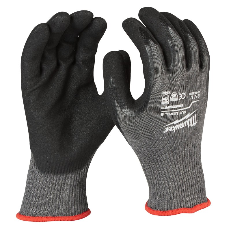 Перчатки защитные Cut level (Кат Левел) 5/E Cut E Gloves - 10/XL - 1шт.