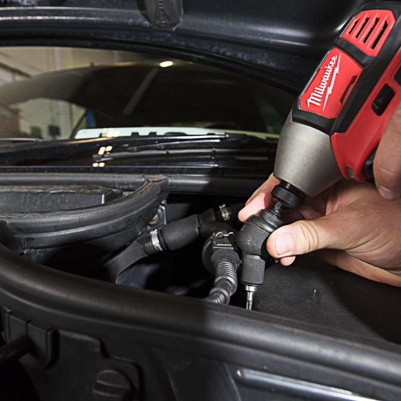 Насадка угловая 0-30° Knuckle SHOCKWAVE™ c набором бит 10шт GEN II (4932459781)