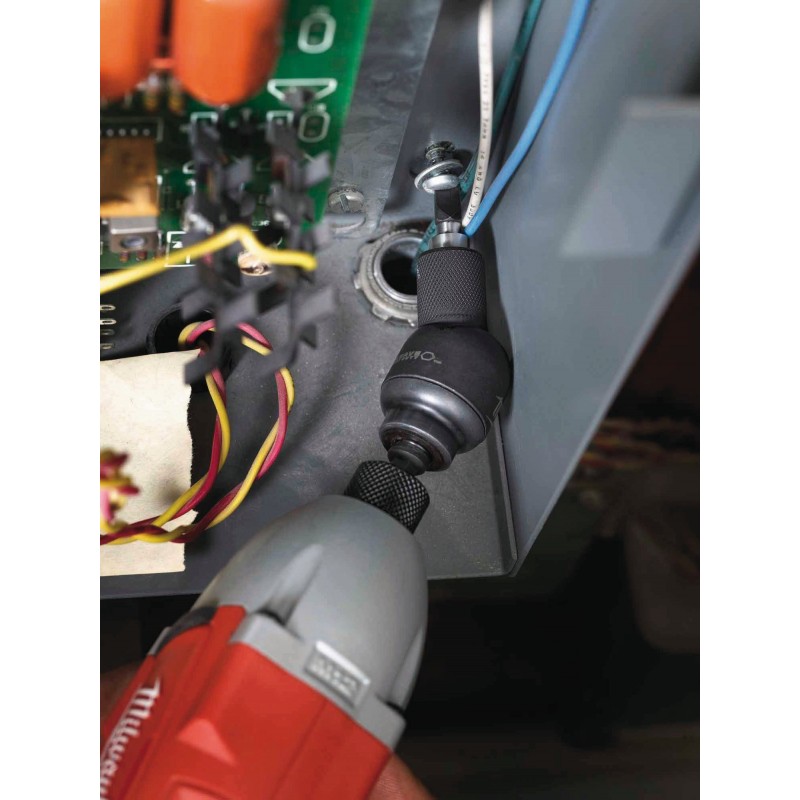 Насадка угловая 0-30° Knuckle SHOCKWAVE™ c набором бит 10шт GEN II (4932459781)