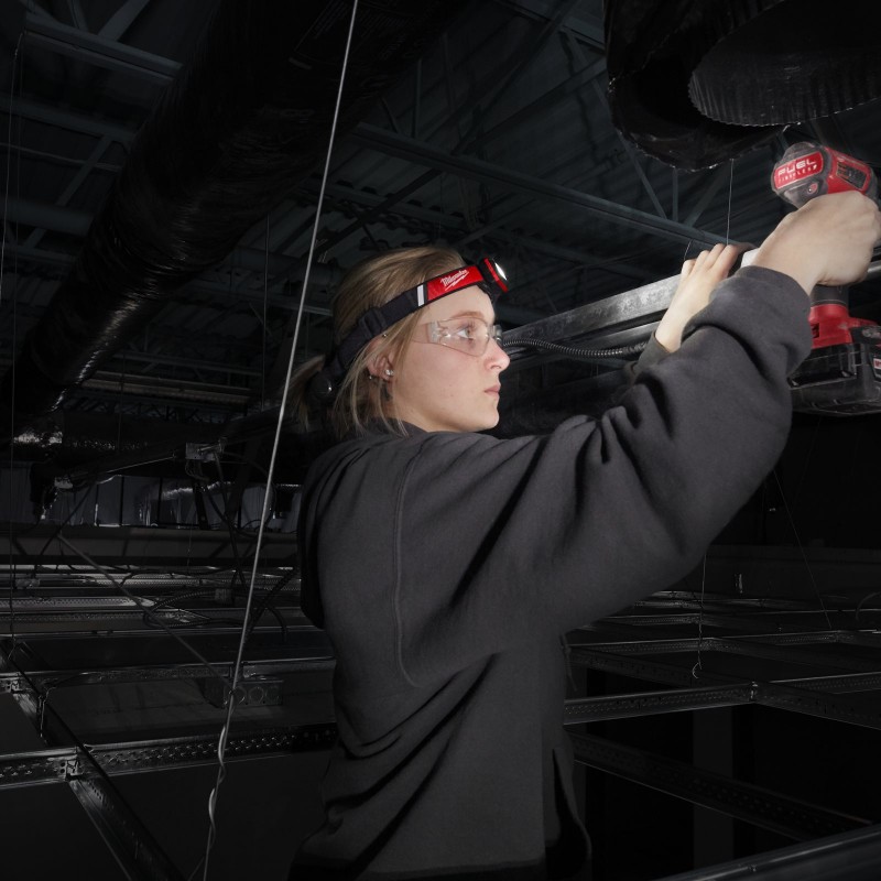 Налобный фонарь для ношения на каске, заряжаемый через USB L4 HLRP-301 (4933479767)