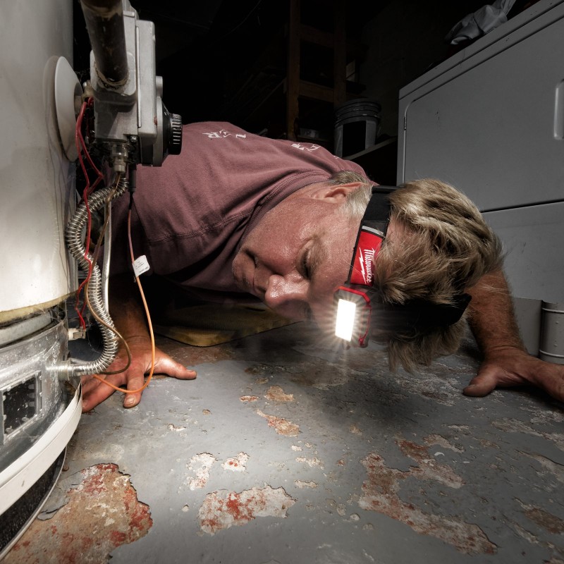 Налобный фонарь для ношения на каске, заряжаемый через USB L4 HLRP-301 (4933479767)