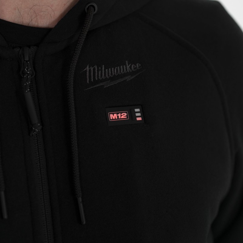 Толстовка с подогревом М12™ HHBL4-0 (XL) - черная  (4932480064)