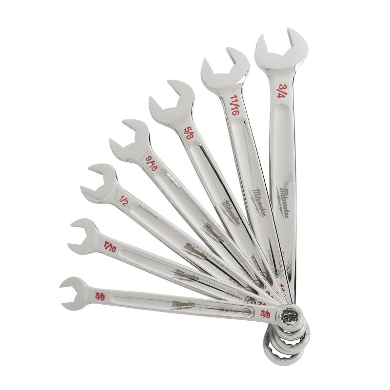 Ключи комбинированные дюймовые MAXBITE™ 15° набор 7ед. (3/8&quot;-3/4&quot;) в пласт. держателе (48229407)