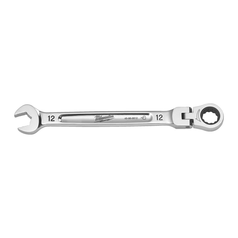 Комбинированный ключ MAX BITE™ с трещоткой и шарниром Maxbite Flex Head Ratcheting Spanner - Metric - 12 mm