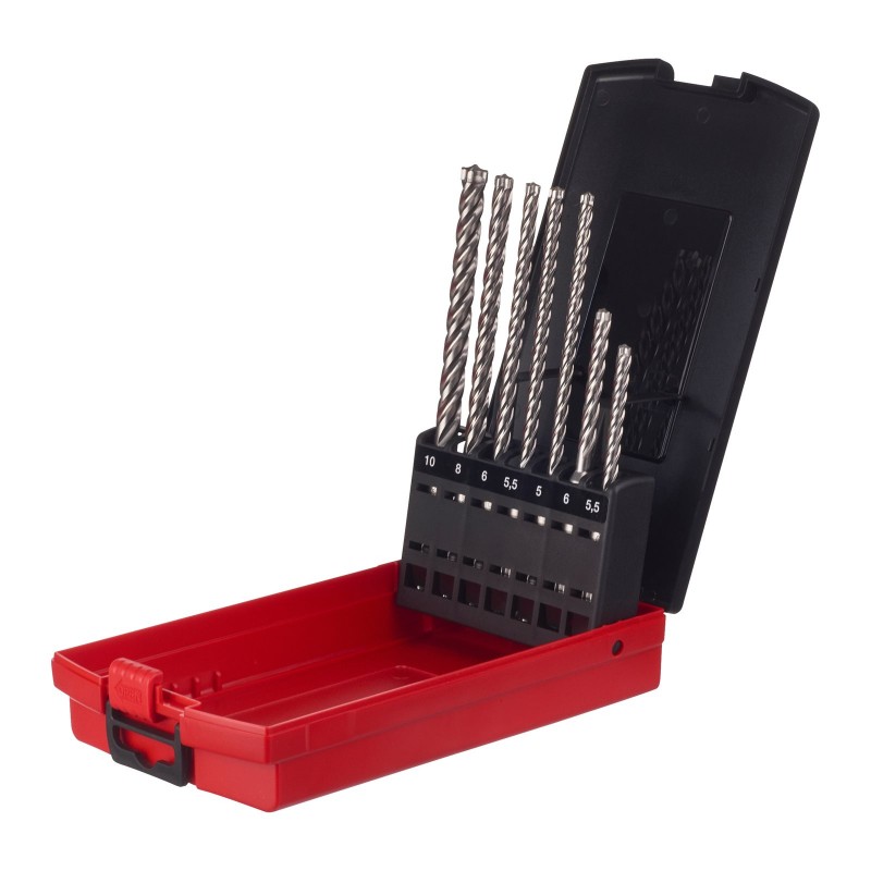 Наборы буров SDS-Plus MX4 с 4-мя режущими кромками SDS-Plus MX4 Set 2 - 7 шт. (4932478627)