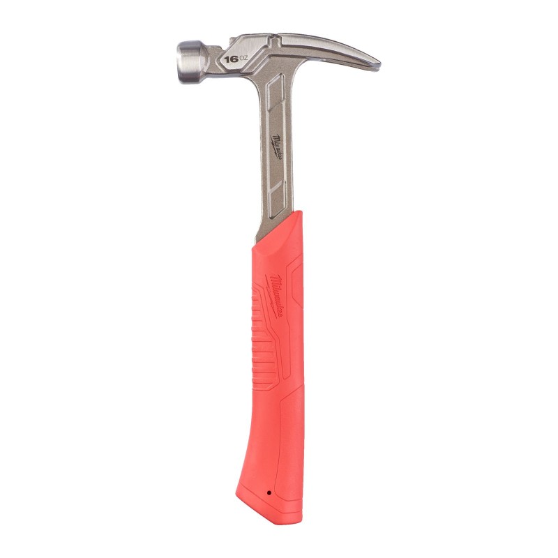 Стальной молоток с прямым гвоздодером Steel RIP Claw Hammer 16oz / 450g