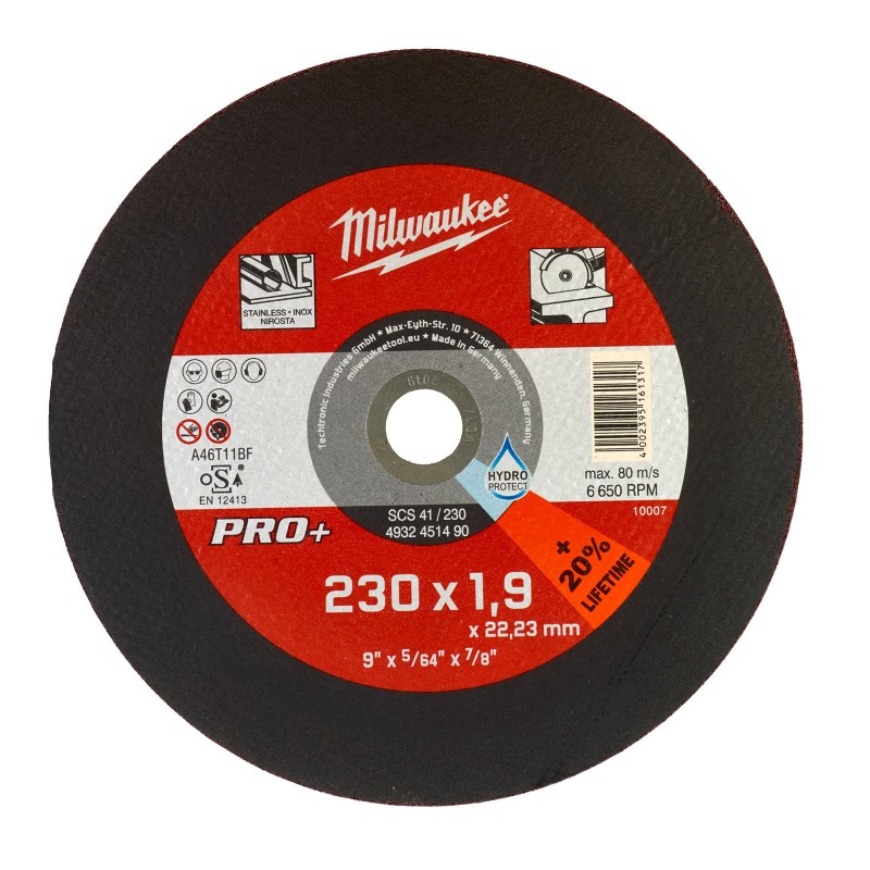 Тонкие отрезные диски по металлу PRO+ SCS 41 / 230 x 1.9 x 22 mm - 25 шт.