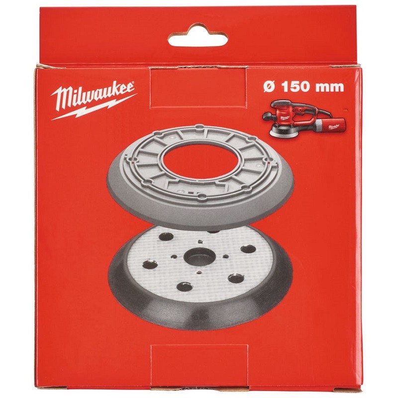 Шлифовальная подошва ⌀ 150 мм, 6 отверстий.  Поставляется с запасным резиновым кольцом. 150 mm 6 Holes - 1 pc (4932430145)