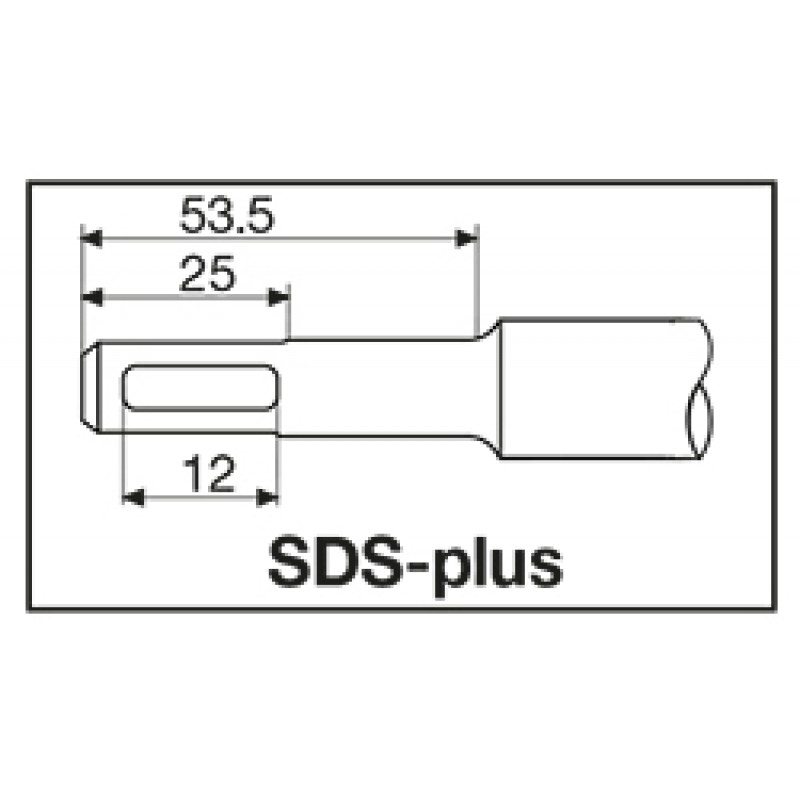 Бур SDS-PLUS с 4-мя режущими кромками 10х310 MILWAUKEE 4932352029
