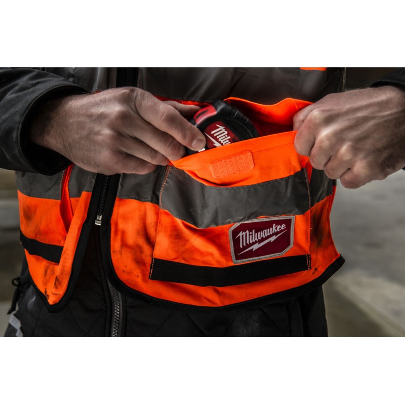  Сигнальный жилет Премиум оранжевый Milwaukee S/M  4932471898 (4932471898)
