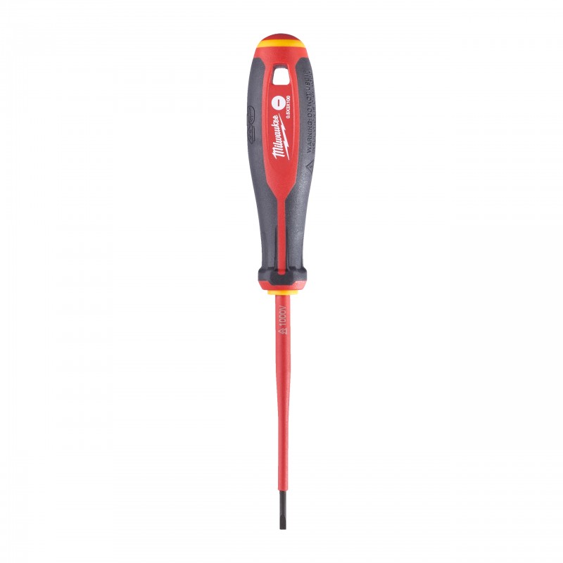 Отвертка диэлектрическая VDE SL 0.5x3 x100 трехгранная рукоятка (4932478713)