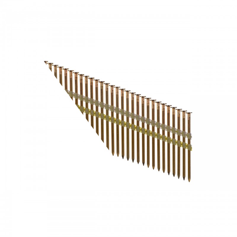 Гвозди с круглой головкой, 3.1 х 75 мм, угол наклона 20° (2000 шт) Nails 20° RoundH 75mm RS G - 2kpc