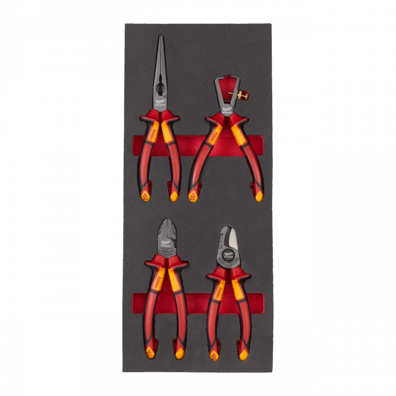 Набор  VDE Pliers Set 2 Foam Insert - 4 pc