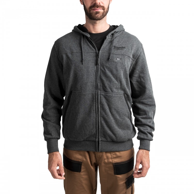 M12™ серая толстовка с подогревом M12 HH GREY3-0 (2XL) (4933464356)