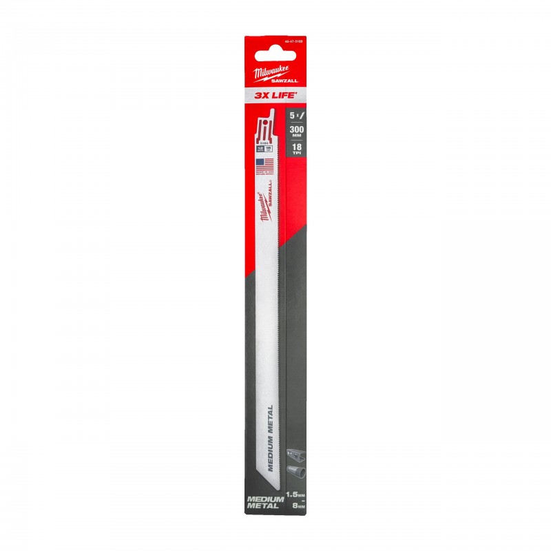 Полотно сабельное SAWZALL™ 300x1.4 THIN KERF Bi-Metal 8%Co (5шт/уп)