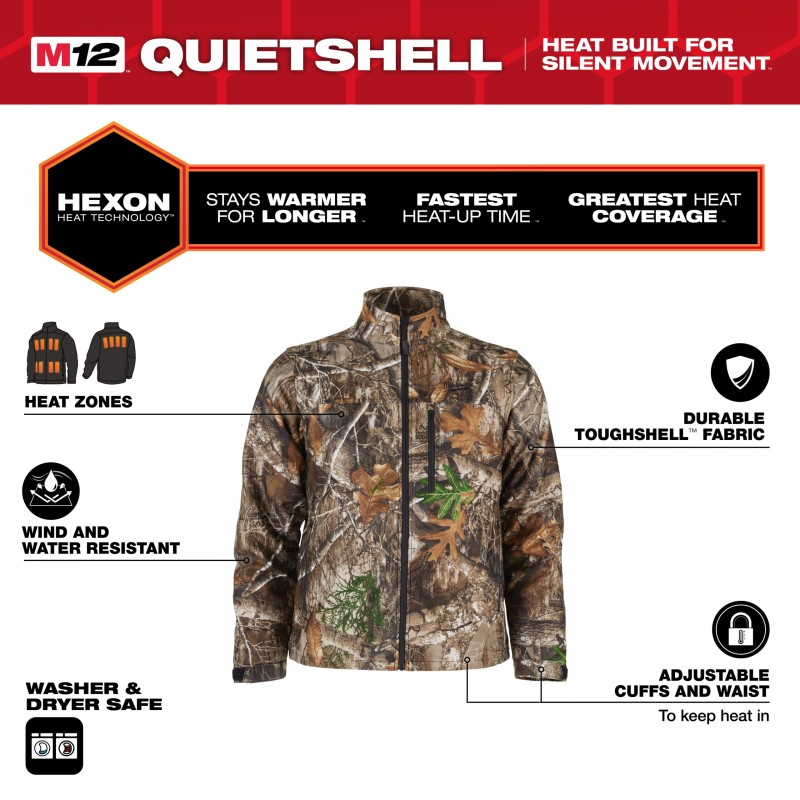 Куртка с подогревом M12 HJCAMO7-0 (XL) (4932493834)