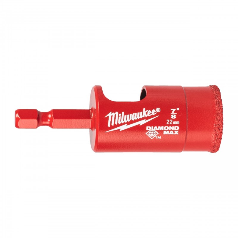 Сверло алмазное корончатое DIAMOND MAX™ d22мм - 1/4" HEX