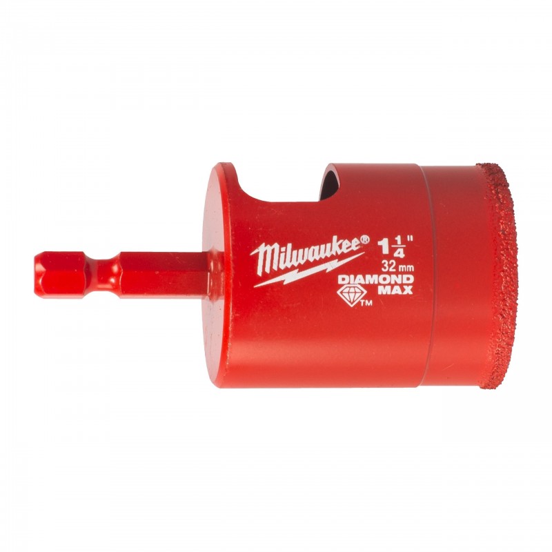 Сверло алмазное корончатое DIAMOND MAX™ d32мм - 1/4" HEX