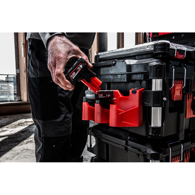 Стойка для аккумулятора Packout Side Mount M12 Milwaukee (4932498646)