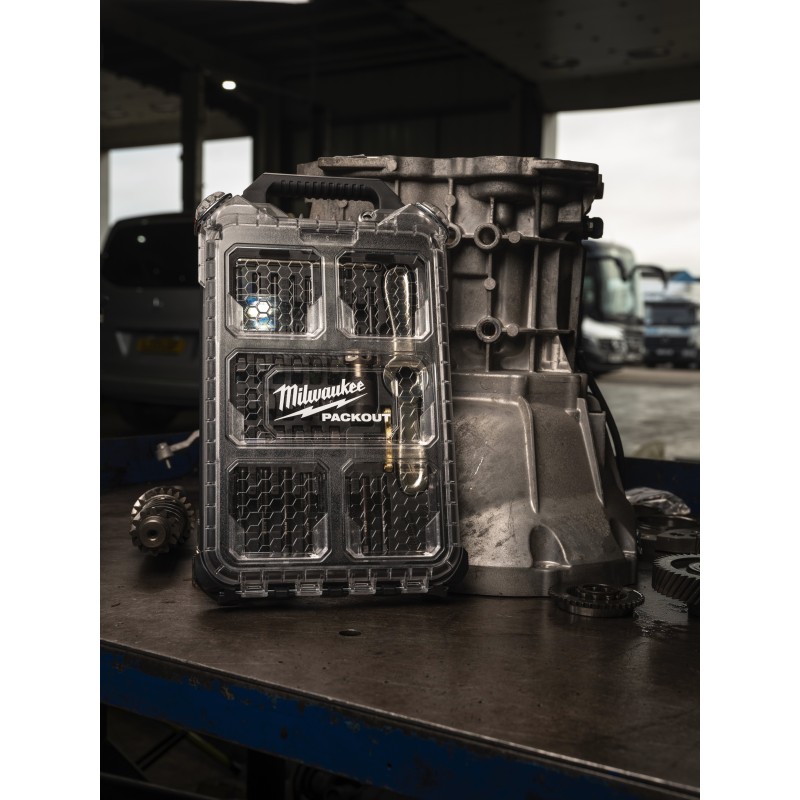 Метчики и плашки метрические набор 38ед. с рукояткой Hex-LOK™ 2-в-1 в органайзере PACKOUT™ (4932498721)