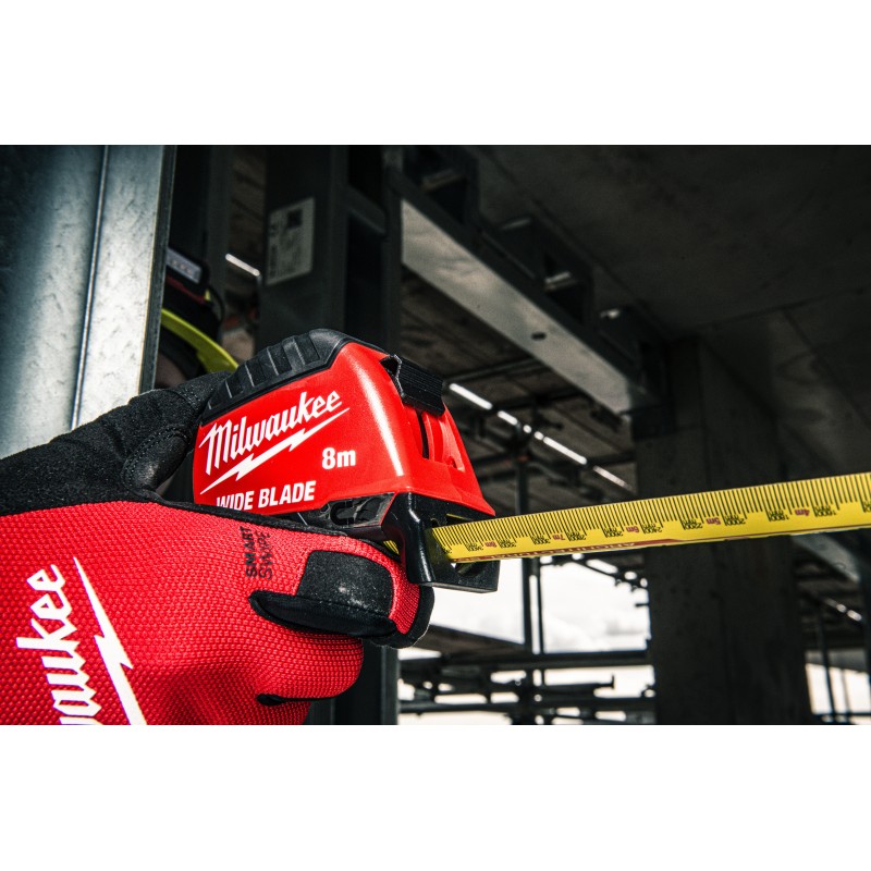 Рулетка магнитная Milwaukee Wide Blade Magnetic GEN II 8м / ширина 35 мм (4932499209)