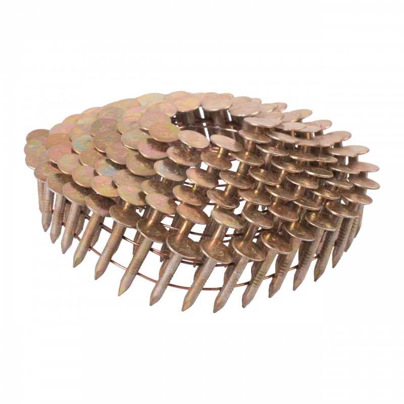 Гвозди барабанные 15° с кольцевой накаткой, 3,05×32 мм, из нержавеющей стали, оцинкованные, 2160 шт. (4932499318)