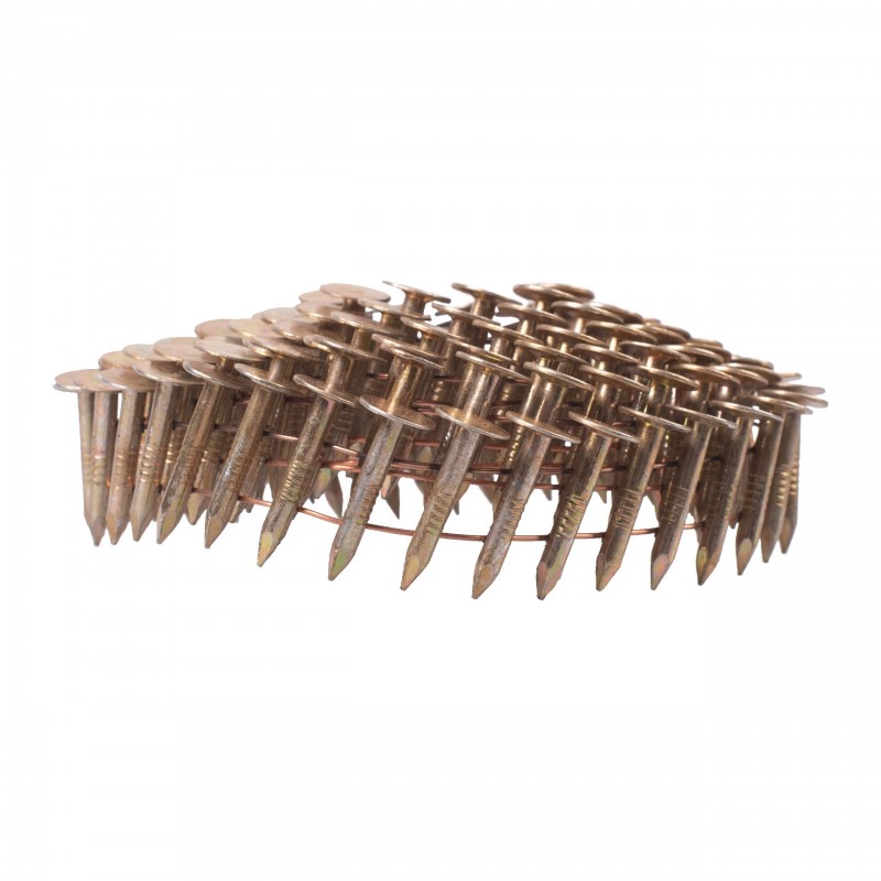 Гвозди барабанные 15° с кольцевой накаткой, 3,05×32 мм, из нержавеющей стали, оцинкованные, 2160 шт. (4932499318)