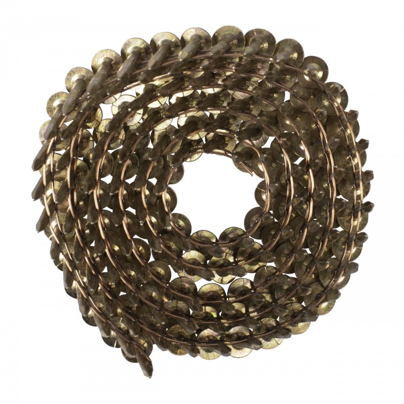 Гвозди барабанные 15° с кольцевой накаткой, 3,05×32 мм, из нержавеющей стали, оцинкованные, 2160 шт. (4932499318)