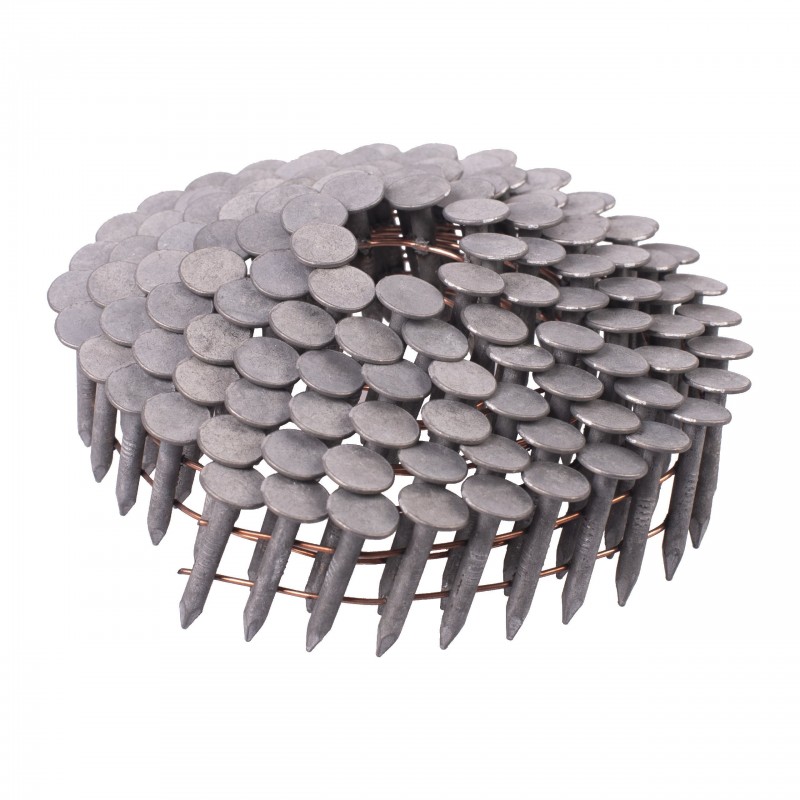 Гвозди барабанные 15° с кольцевой накаткой, 3,05×25 мм, из нержавеющей стали, горячего цинкования, 2160 шт. (4932499325)