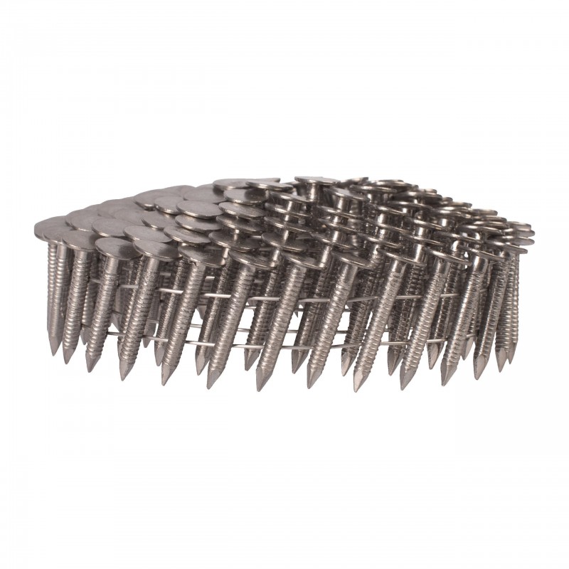 Гвозди барабанные 15° с кольцевой накаткой, 3,05×32 мм, из нержавеющей стали (Inox), 2160 шт. (4932499328)