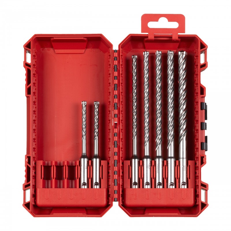 Буры SDS+ MX4™ набор 7ед. (5.5/6 x 115 мм, 5/5.5/6/8/10 x 165 мм) в кейсе (4932500061)