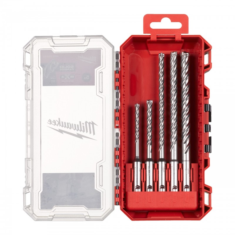Буры SDS+ MX4™ набор 5ед. (5/6 x115 и 6/8/10 x165) в кейсе (4932500063)