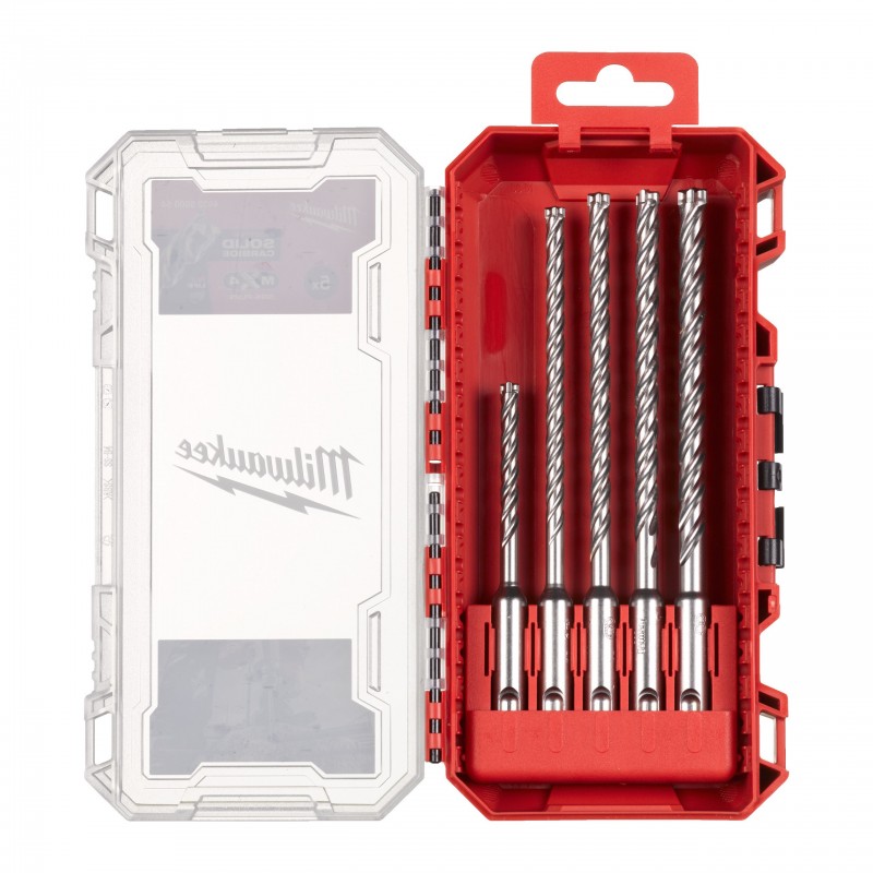 Буры SDS+ MX4™ набор 5ед. (5.5 x115, 5.5/6/7/8 x165) в кейсе GEN II (4932500064)
