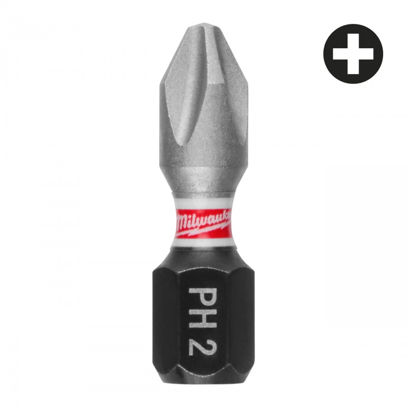 Бита PH2 25мм SHOCKWAVE™ (3шт/уп) (4932500353)