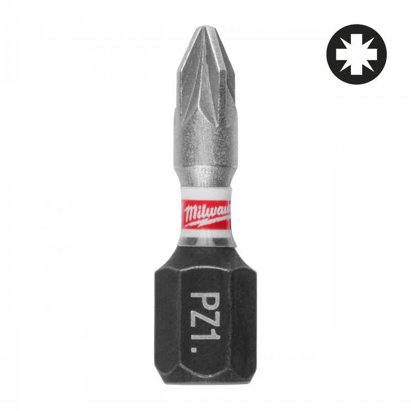 Бита PZ1 25мм SHOCKWAVE™ (3шт/уп) (4932500355)