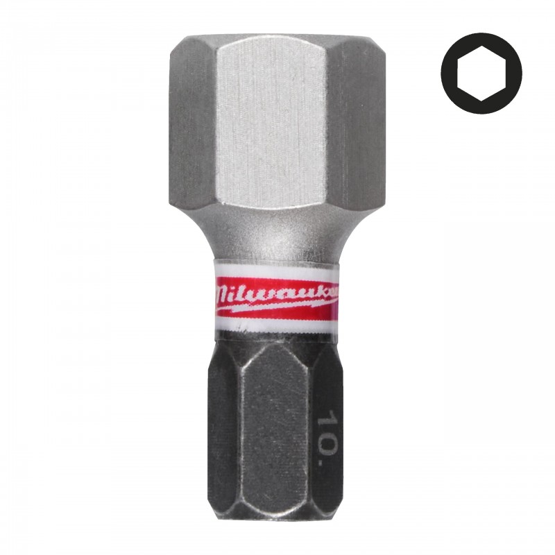 Бита HEX8 25мм SHOCKWAVE™ (3шт/уп) (4932500384)