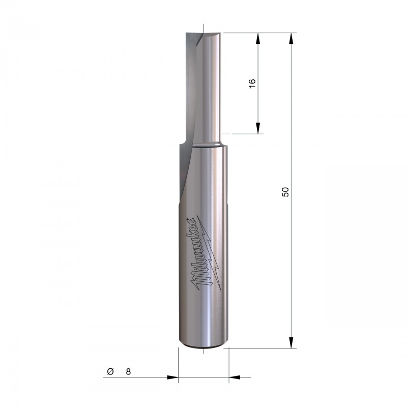 Прямые фрезы Rtr B. S8 Straight 2C 6/50mm - 1 шт (4932500879)