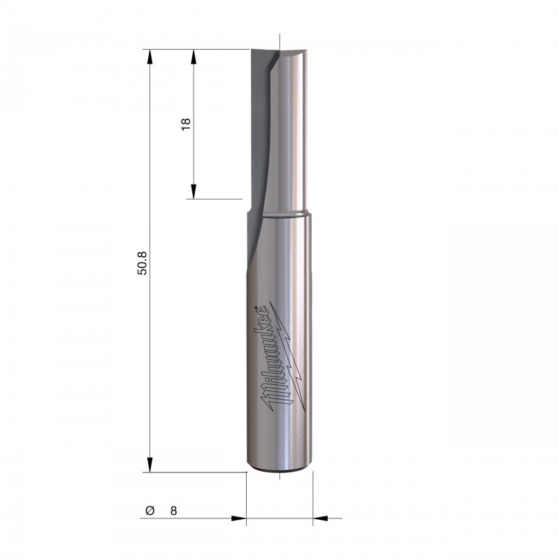 Прямые фрезы Rtr B. S8 Straight 2C 7/49mm - 1 шт  (4932500881)