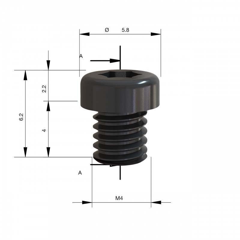 Винт Rtr B. S1 TX M4x6 - 1 шт. (4932501075)