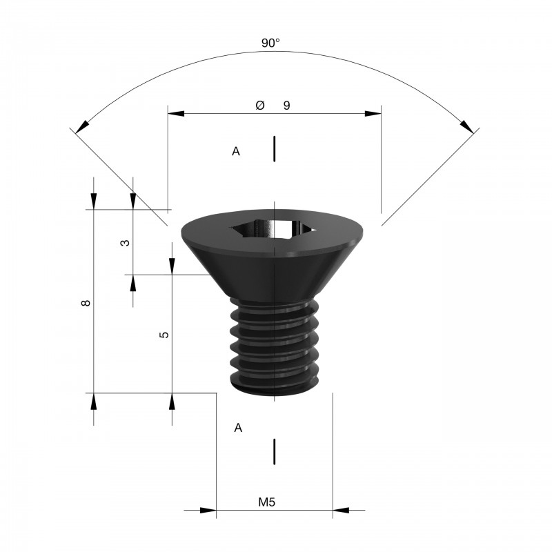 Винт Rtr B. S4 TX25 M5x5x5 - 1 шт. (4932501078)