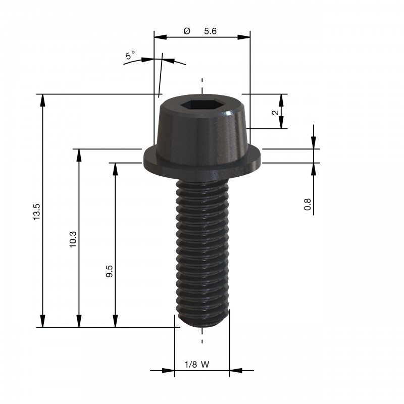 Винт Rtr B. S5 1/8x3/8'' - 1 шт. (4932501079)