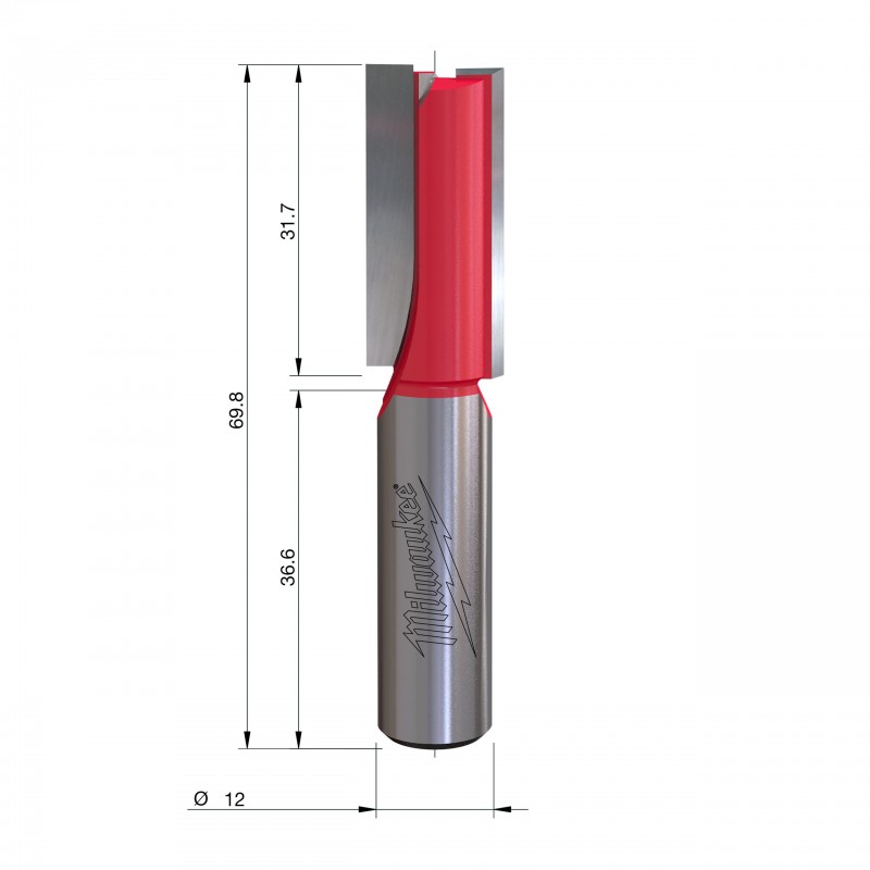 Фреза Rtr B. S12 Прямая 2C 15/70 мм - 1 шт. (4932501171)