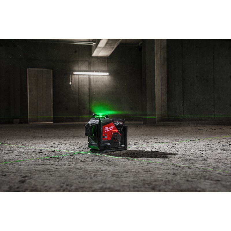 M12™ мультилинейный лазерный нивелир (3 линии х 360°) с лучом зелёного цвета, M12 3PLSKIT-401P (4933499379)