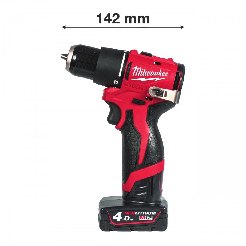 Компактная бесщеточная ударная дрель M12 BLPDRC-402C (4933500424)