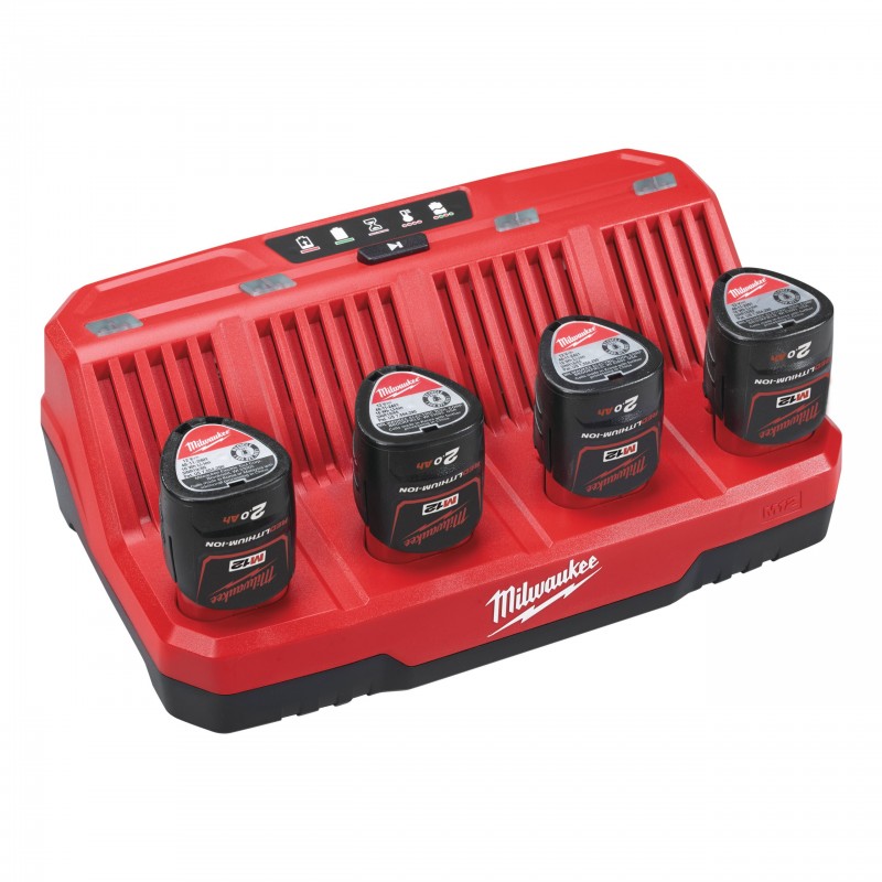 Зарядное устройство M12™ с 4 отсеками, M12 C4 (4932430555)
