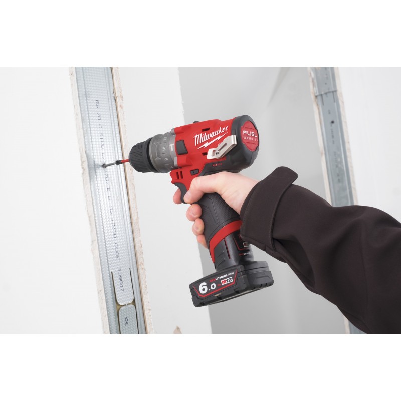 M12 FUEL™ сверхкомпактная ударная дрель со съемным патроном, M12 FPDXKIT-602X (4933464189)