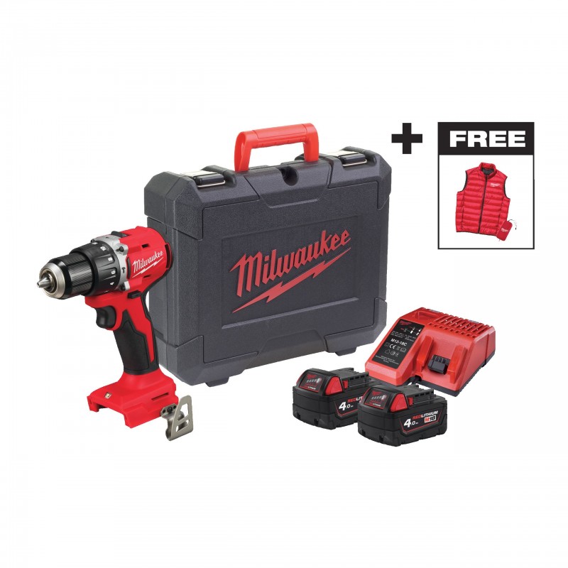 Акк. ударная дрель/ш. M18 BLPDRCMC-402C POWER PACK №2 (4933499458)