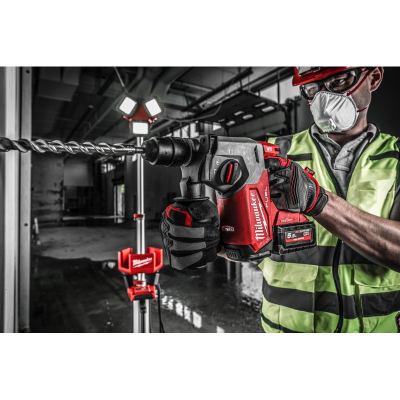 Ударный пистолет M18 FUEL™ 4-режимный, 26 мм, SDS-Plus, с патроном FIXTEC™ и системой ONE-KEY™., M18 ONEFHX-552X (4933478505)